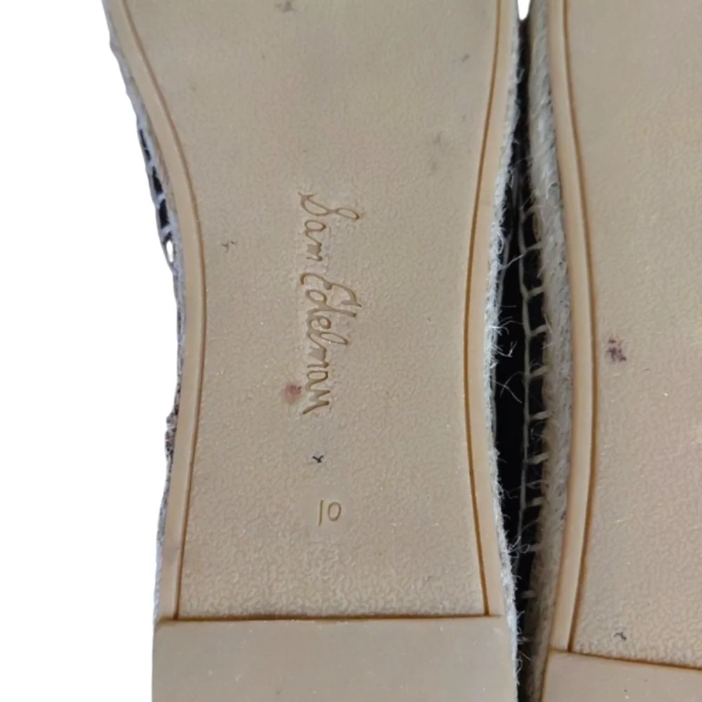 Sam Edelman Brown and Cream Espadrilles with Elegant Design